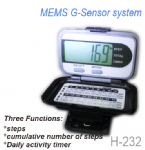 H-232 MEMS G Sensor 3D Series Pedometer